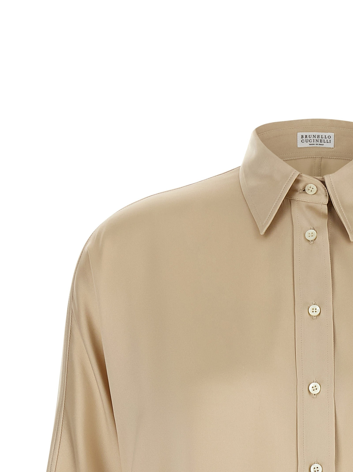 'Monile' satin shirt