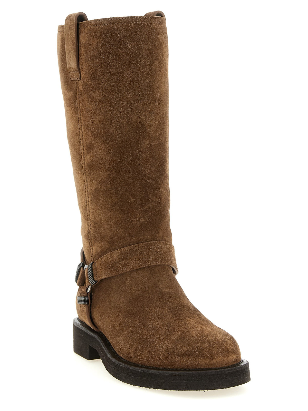 Monile suede boots