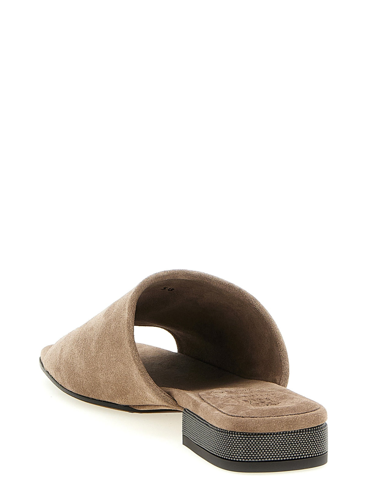 Monile suede sandals