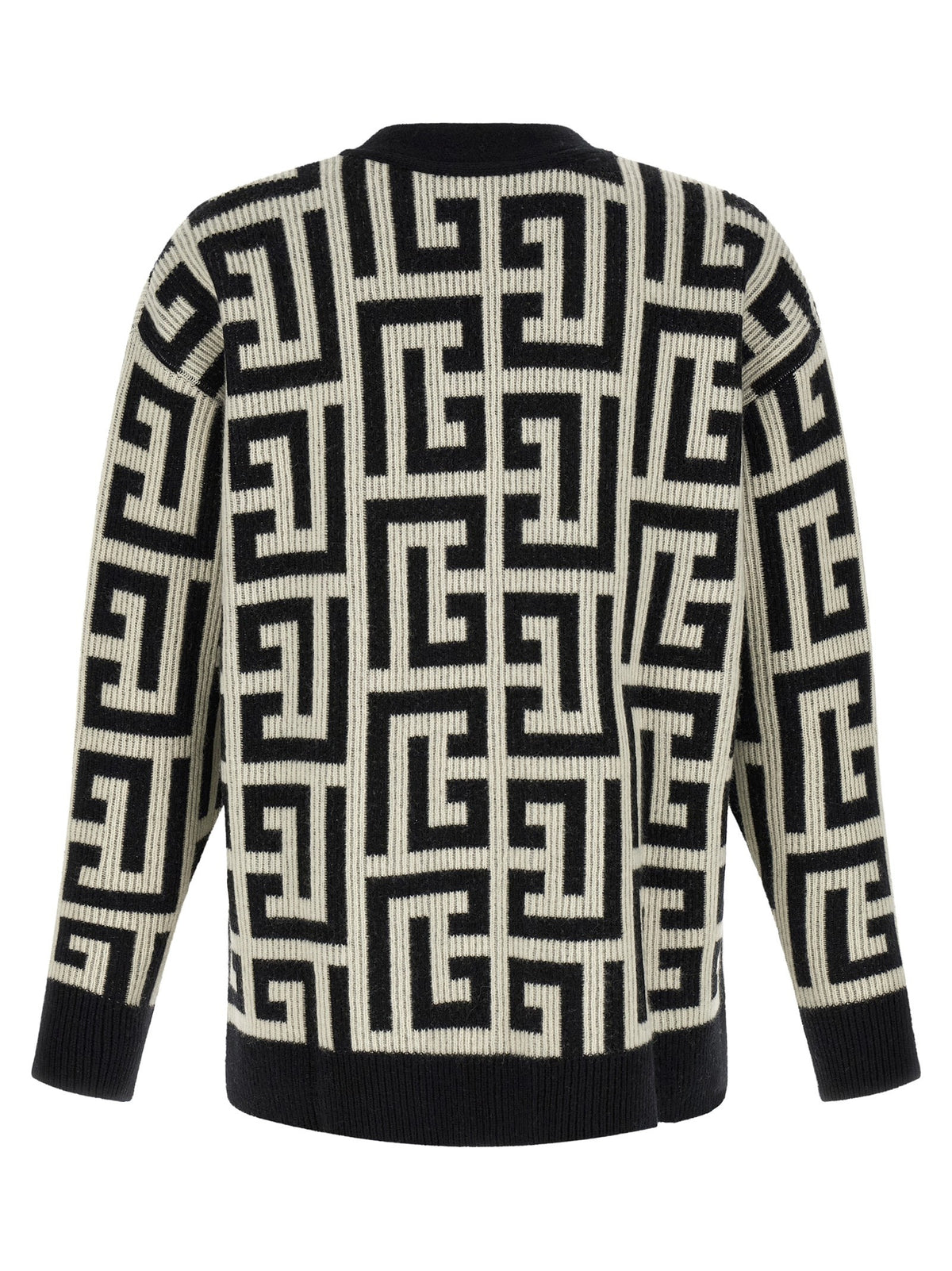 Monogram macro cardigan