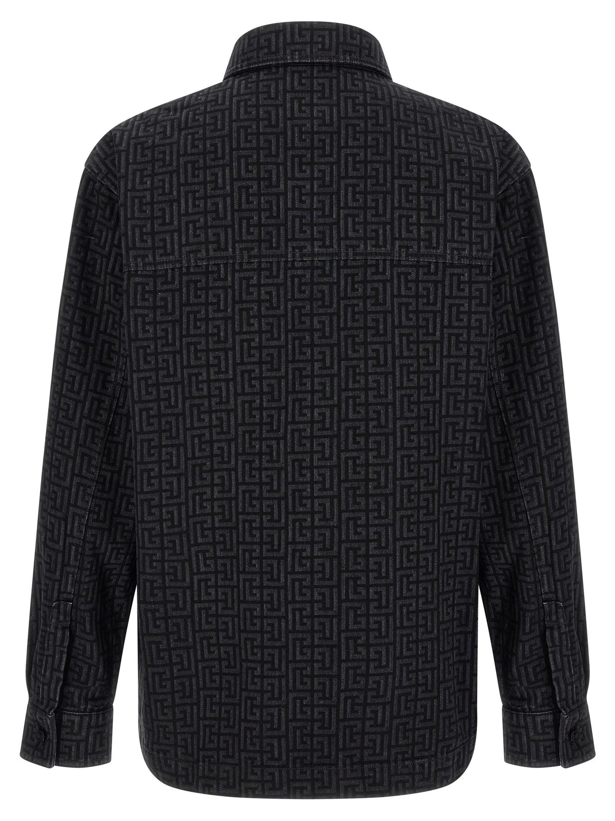 Monogram pattern overshirt