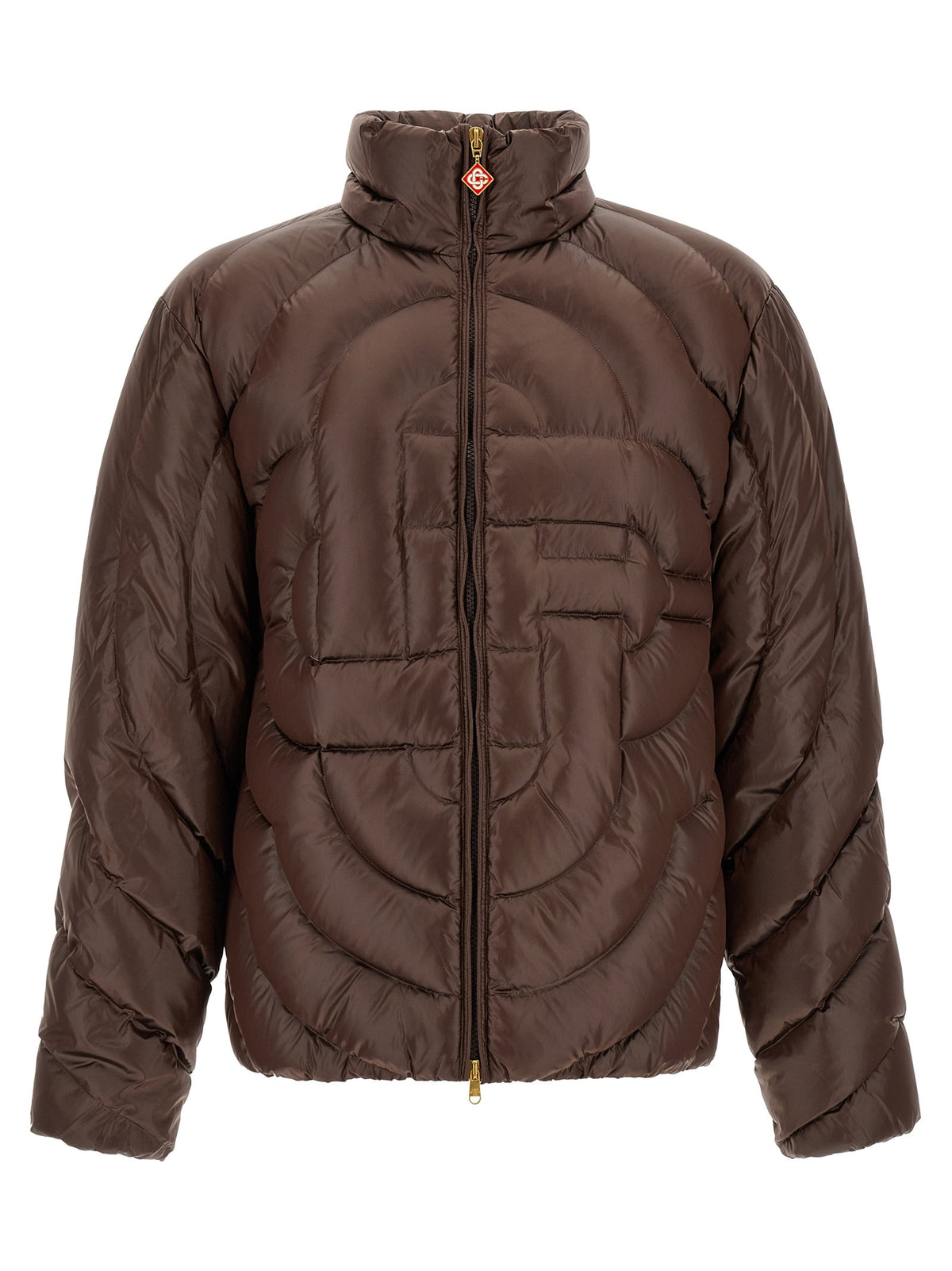 'Monogram' quilting down jacket