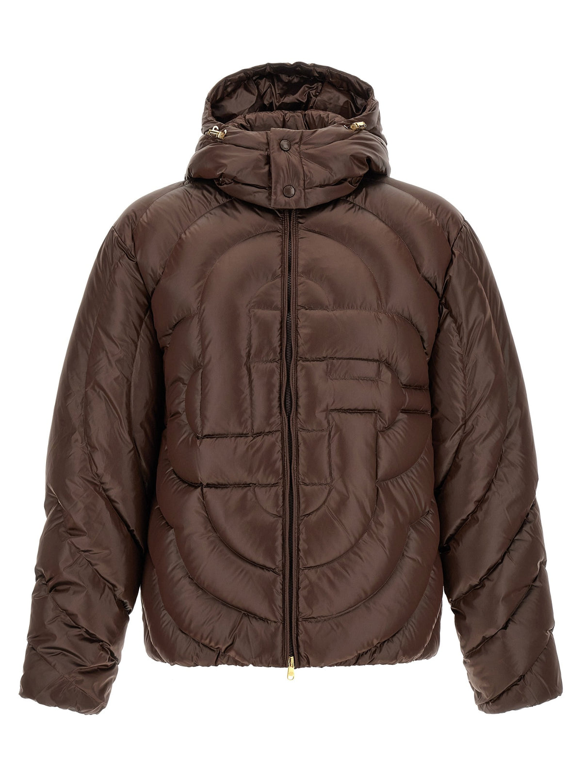 'Monogram' quilting down jacket