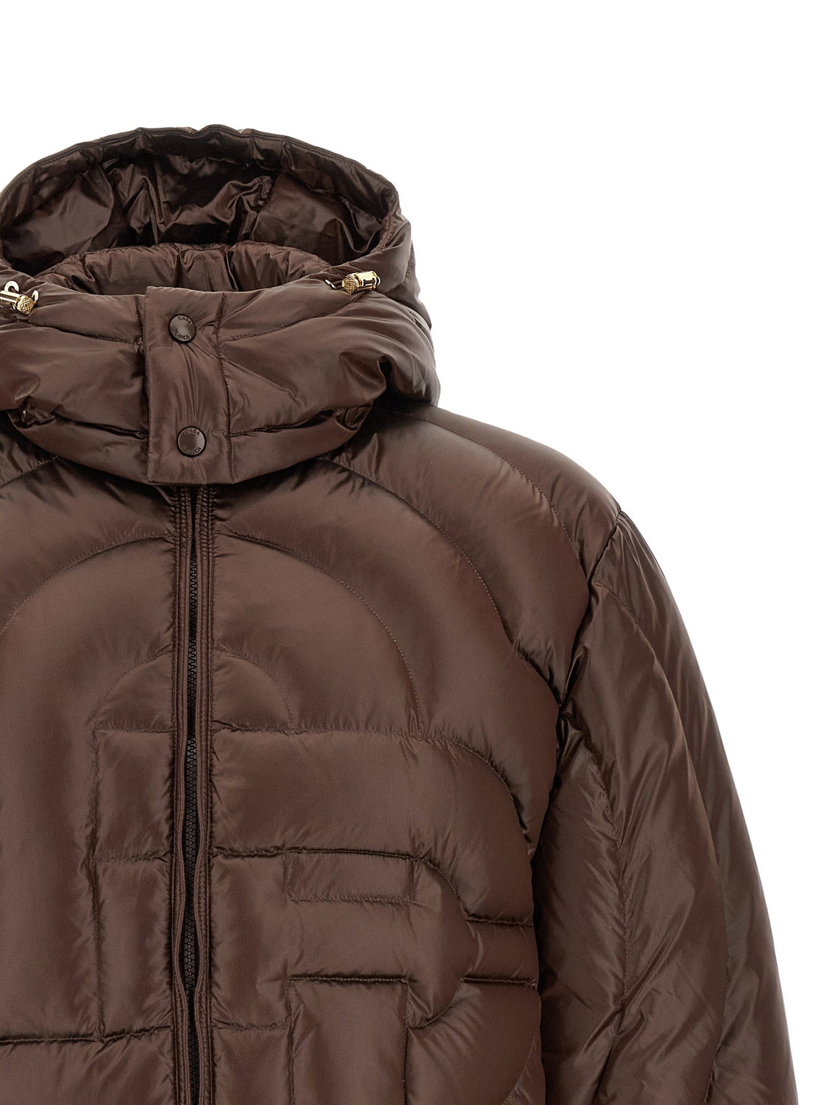 'Monogram' quilting down jacket