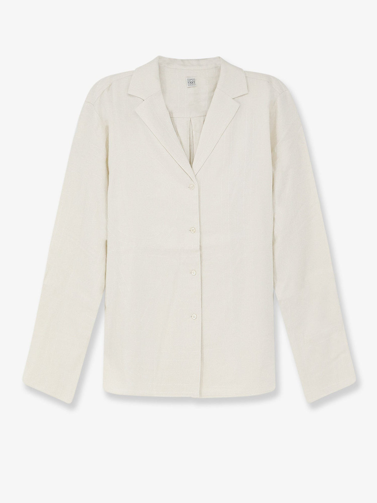 Monogram shirt with all-over logo print