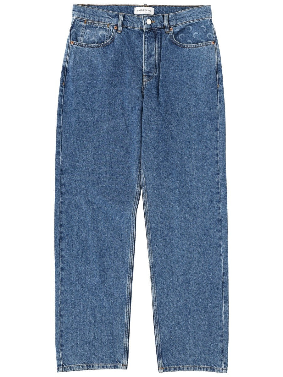 "MOON WAXED" JEANS