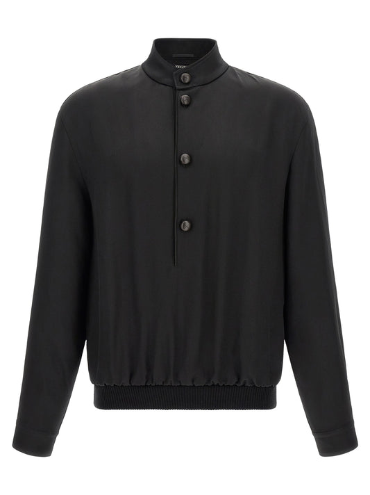 Mulberry silk sweatshirt