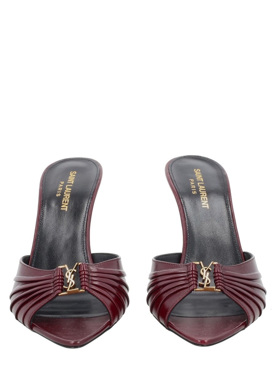 Mule "Babylone" In Pelle Liscia