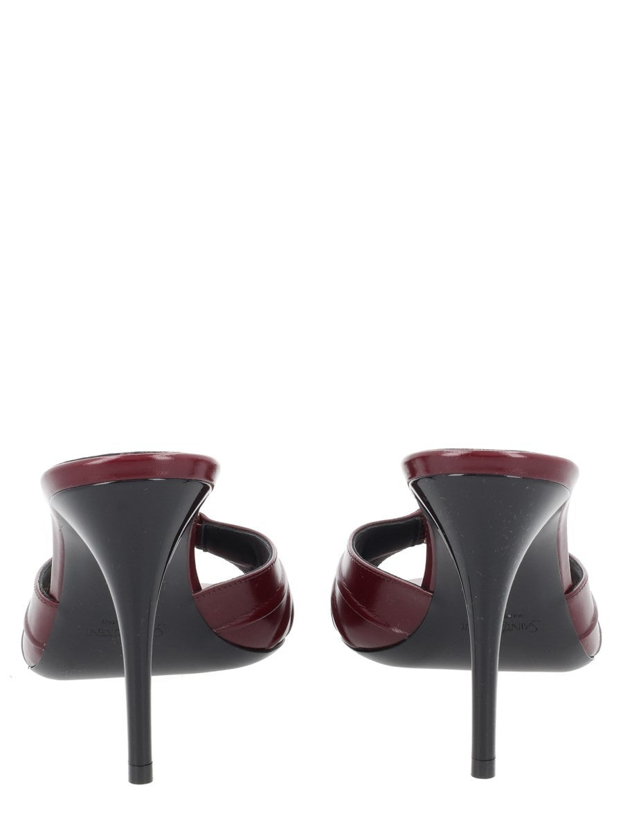 Mule "Babylone" In Pelle Liscia