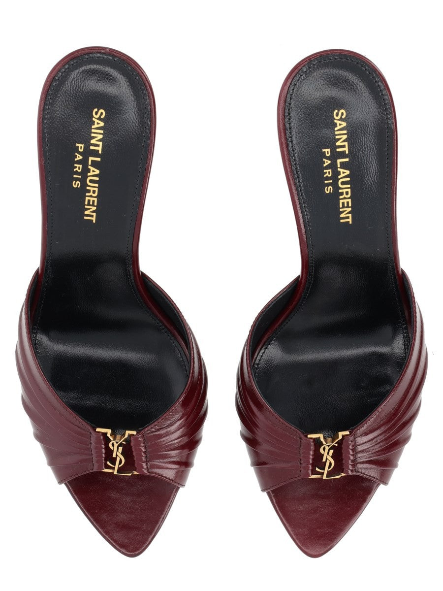 Mule "Babylone" In Pelle Liscia