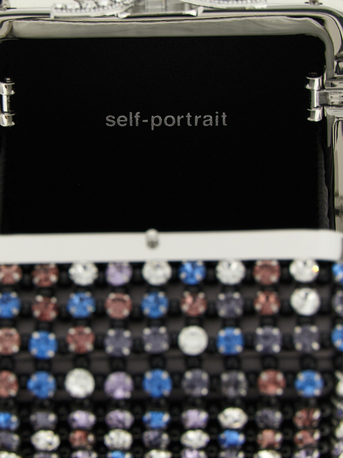 'Multi Crystal Chainmail' handbag
