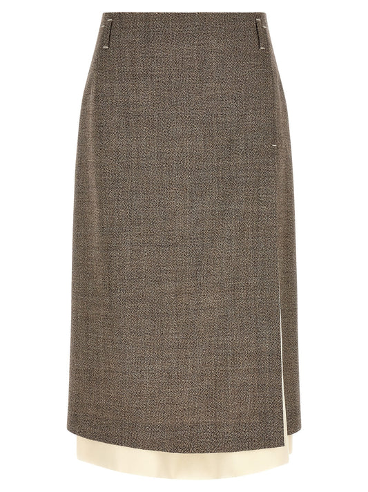 Multi-layer hem skirt