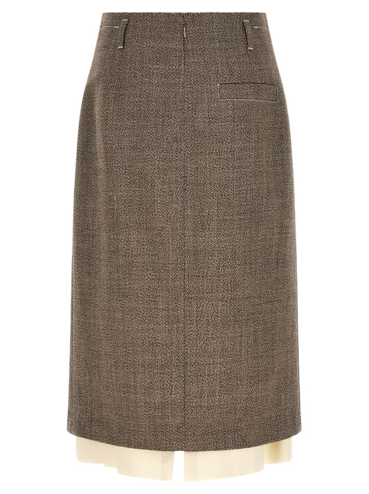 Multi-layer hem skirt