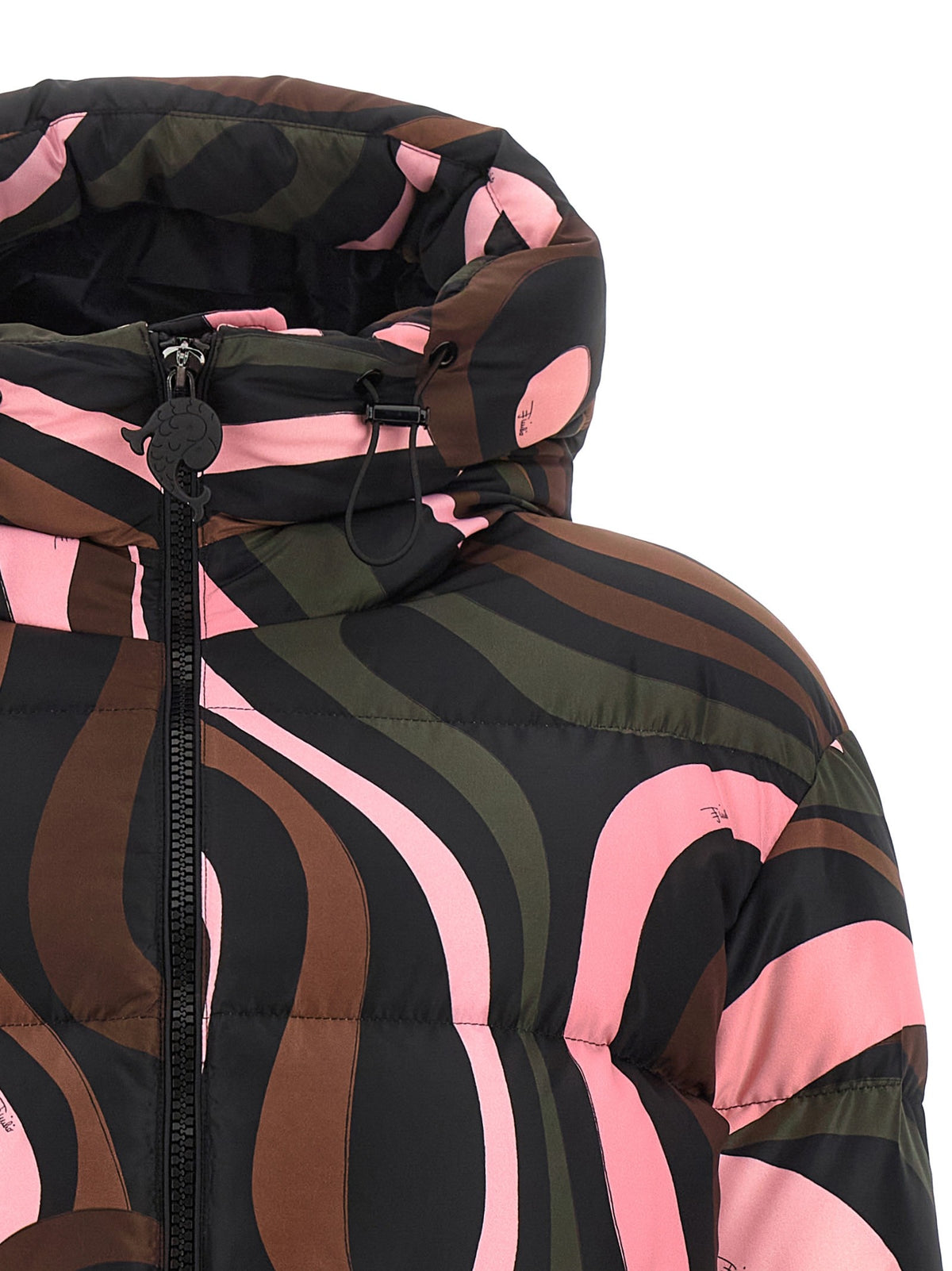 Multicolor 'Marmo' down jacket