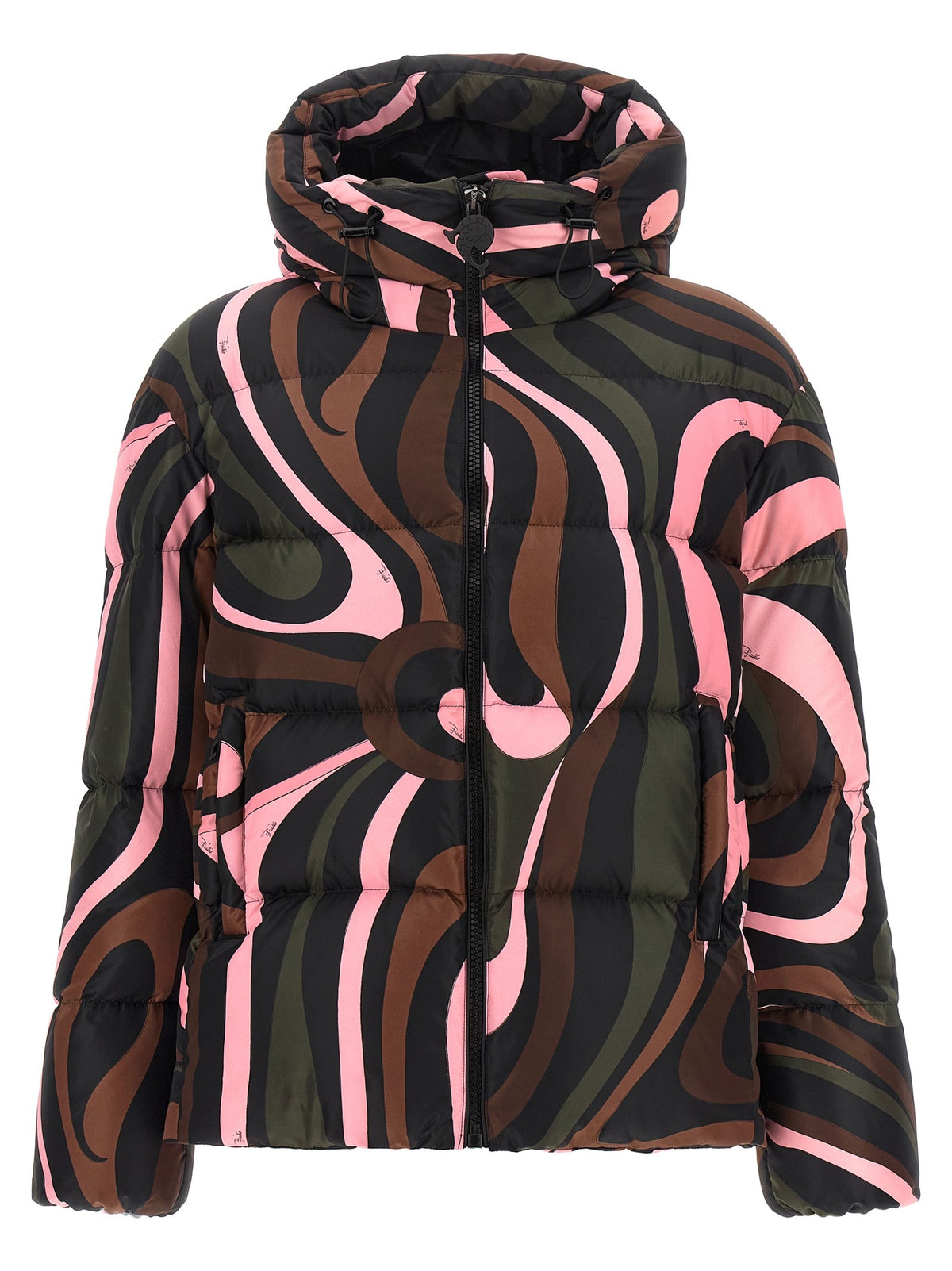 Multicolor 'Marmo' down jacket