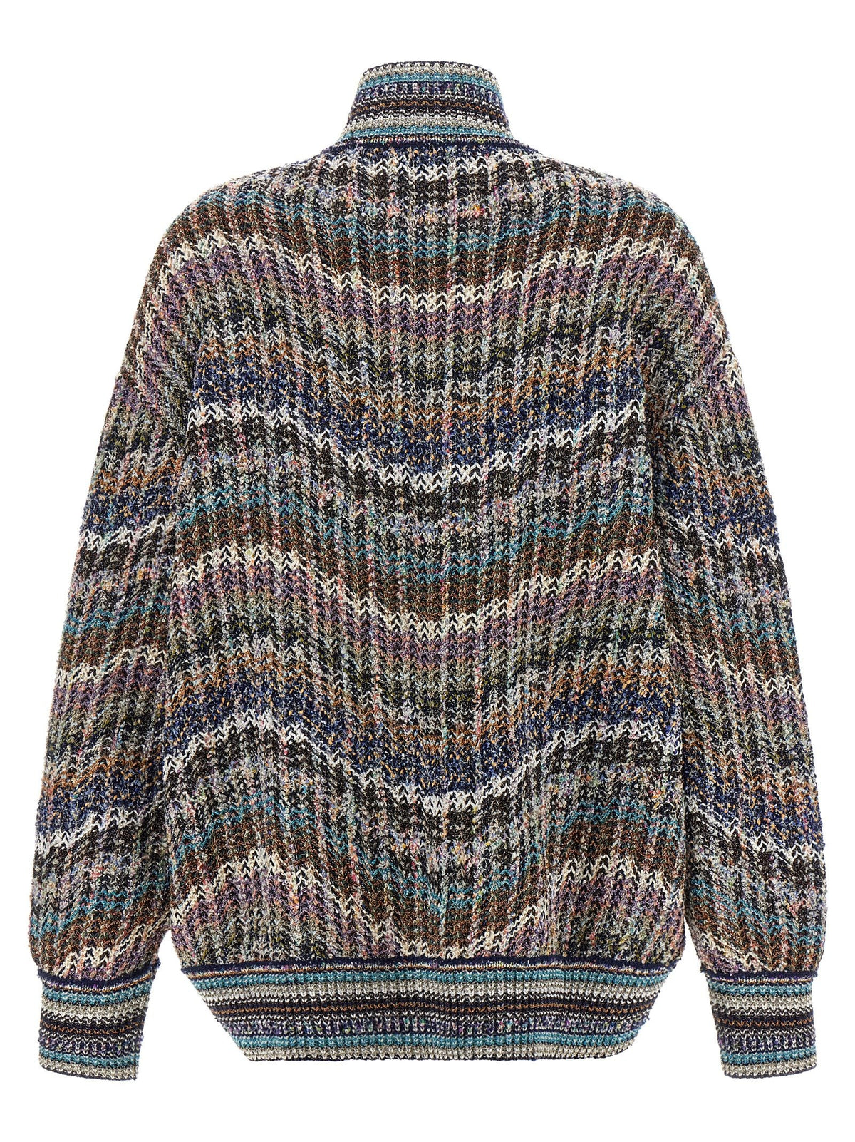 Multicolor sequin cardigan