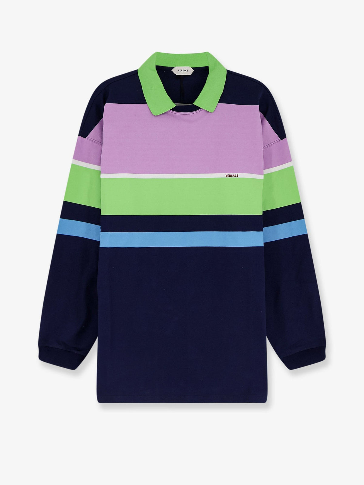 Multicolor stripes cotton sweatshirt
