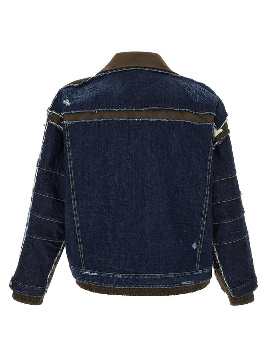 Multilayer denim jacket