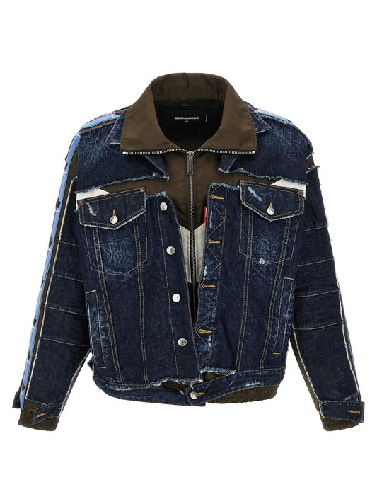 Multilayer denim jacket