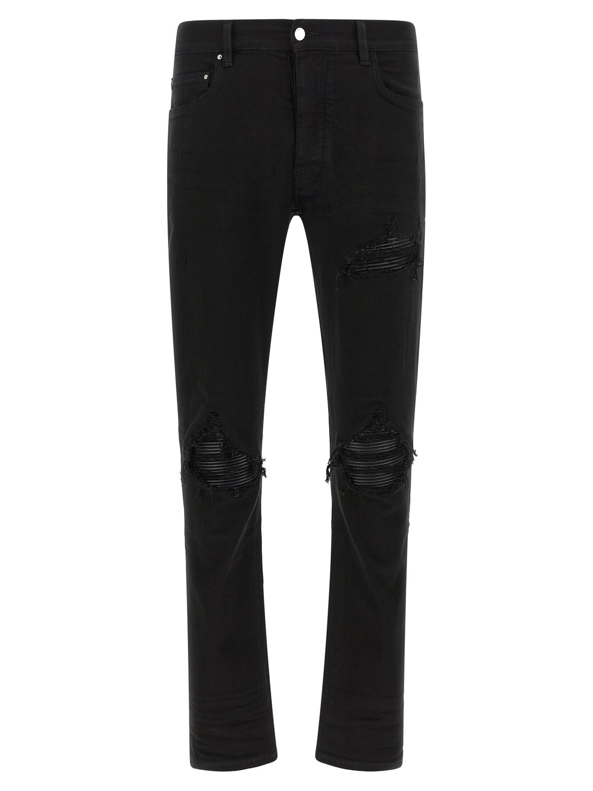 'MX1' jeans with distressed details
