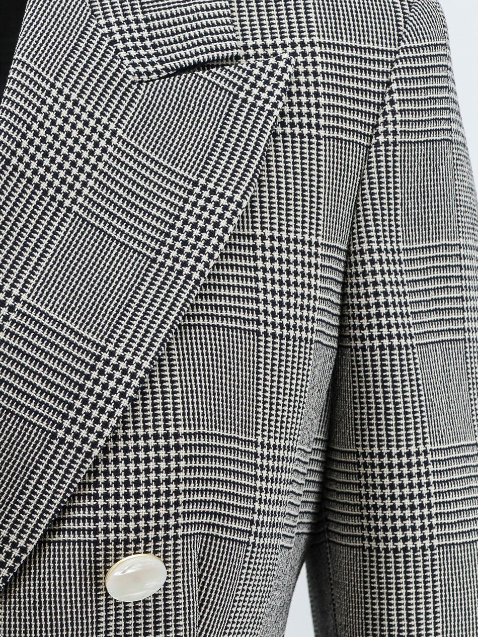 Mxmaccordo double-breasted virgin wool blazer