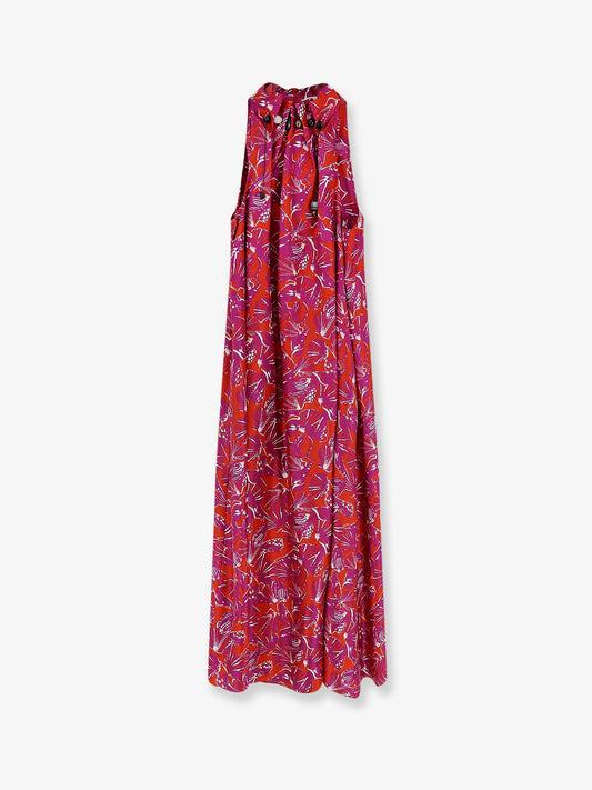 Mxmcartone silk long dress