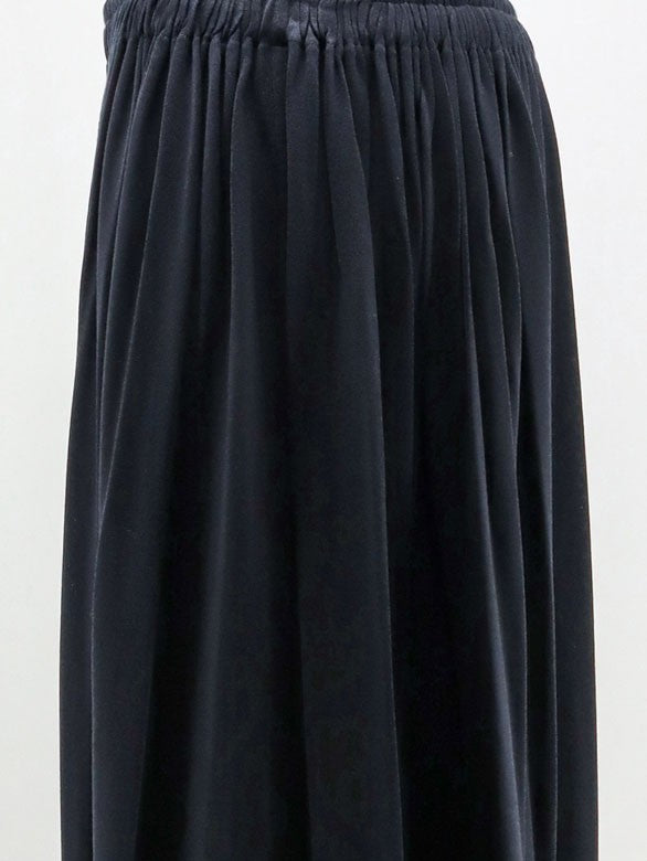 MXMLivrea pleated jersey long skirt