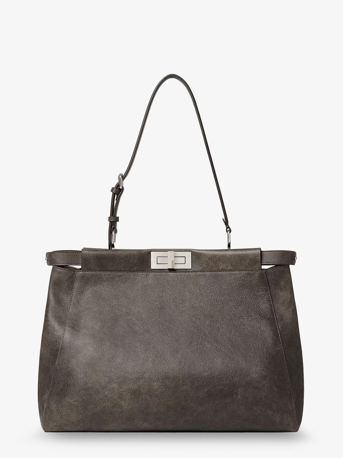 My Peekaboo Large leather shoulder bag with vintage effect