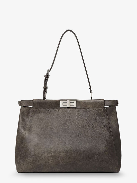 My Peekaboo Large leather shoulder bag with vintage effect