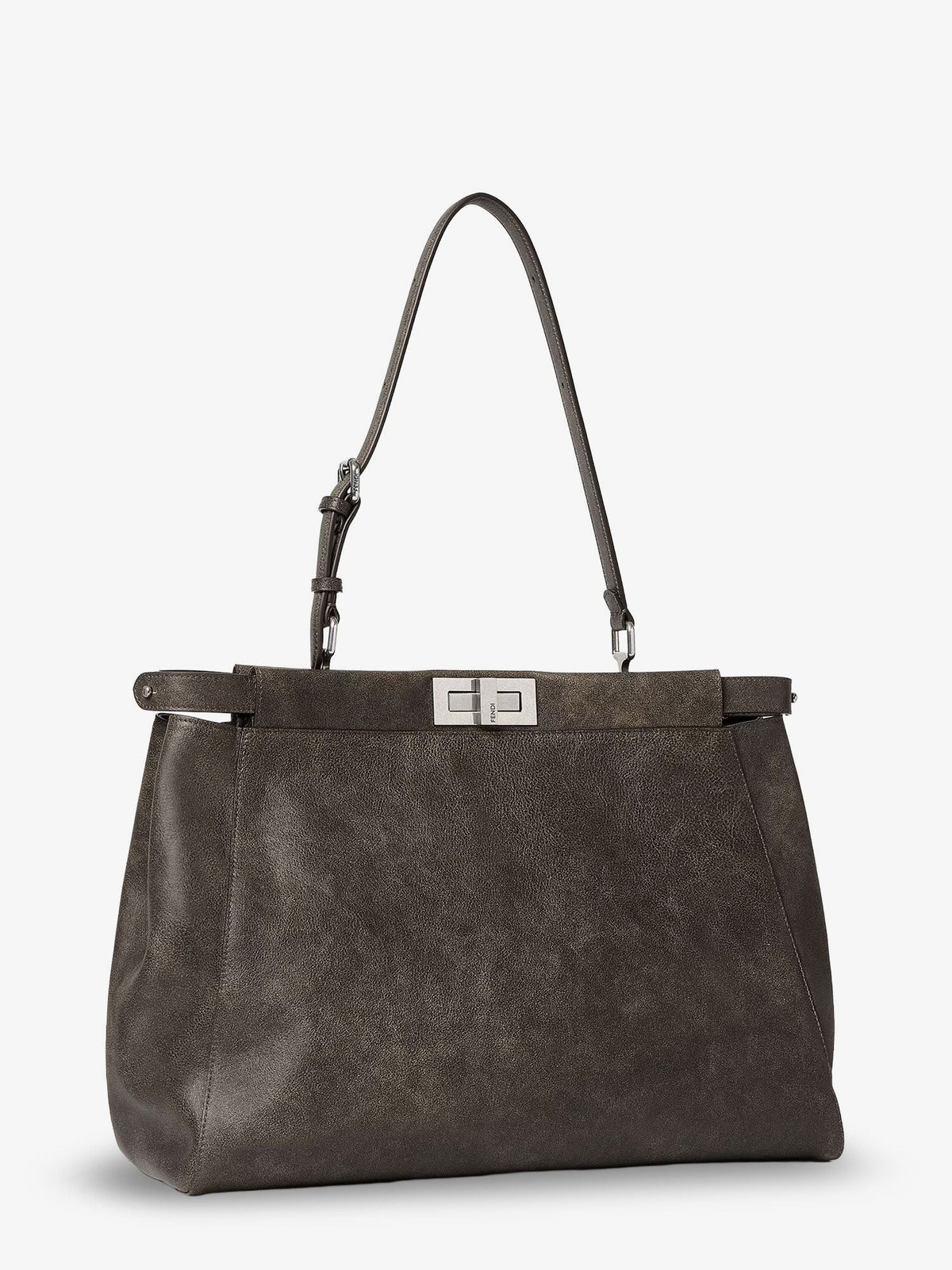 My Peekaboo Large leather shoulder bag with vintage effect