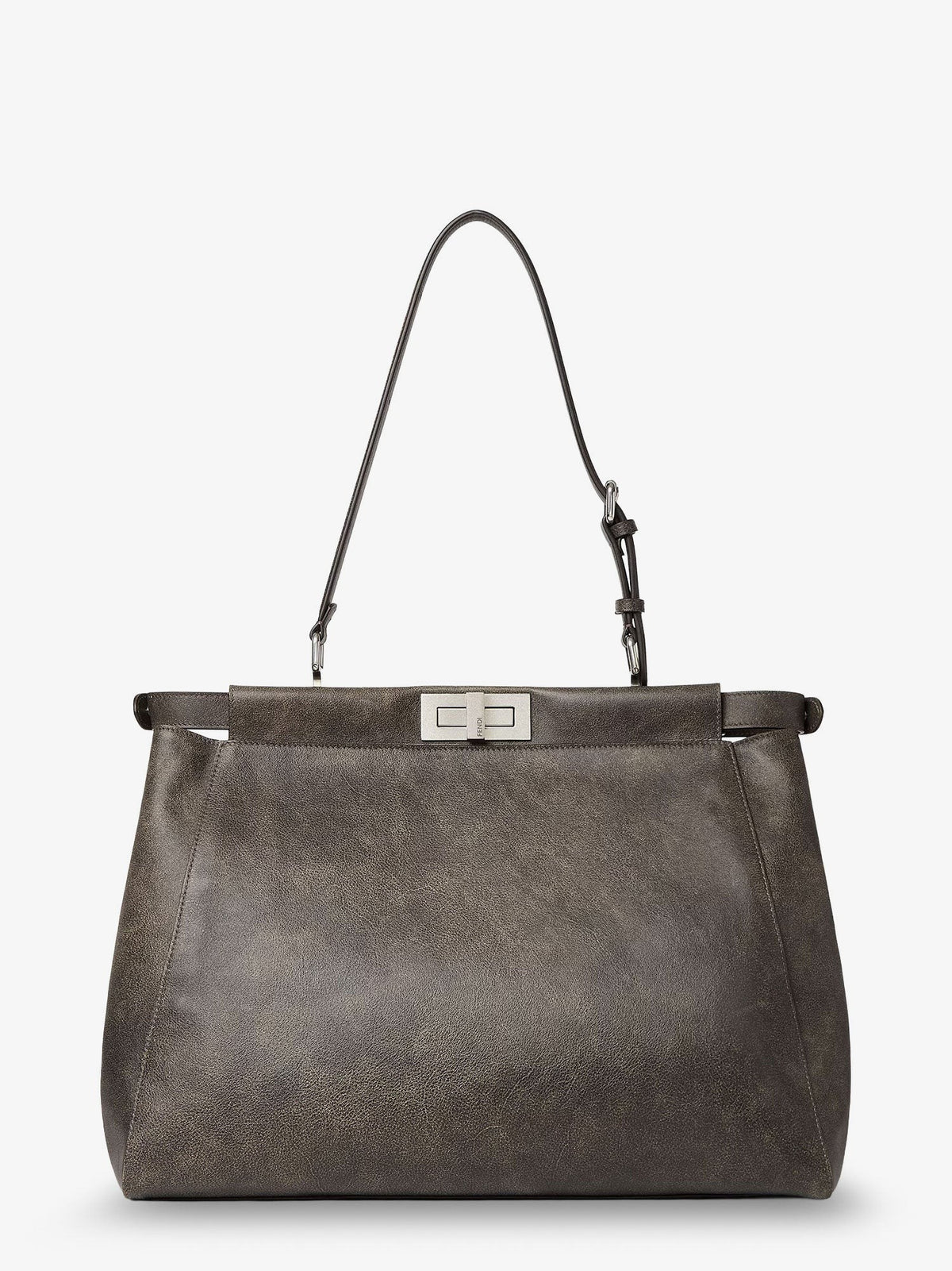 My Peekaboo Large leather shoulder bag with vintage effect