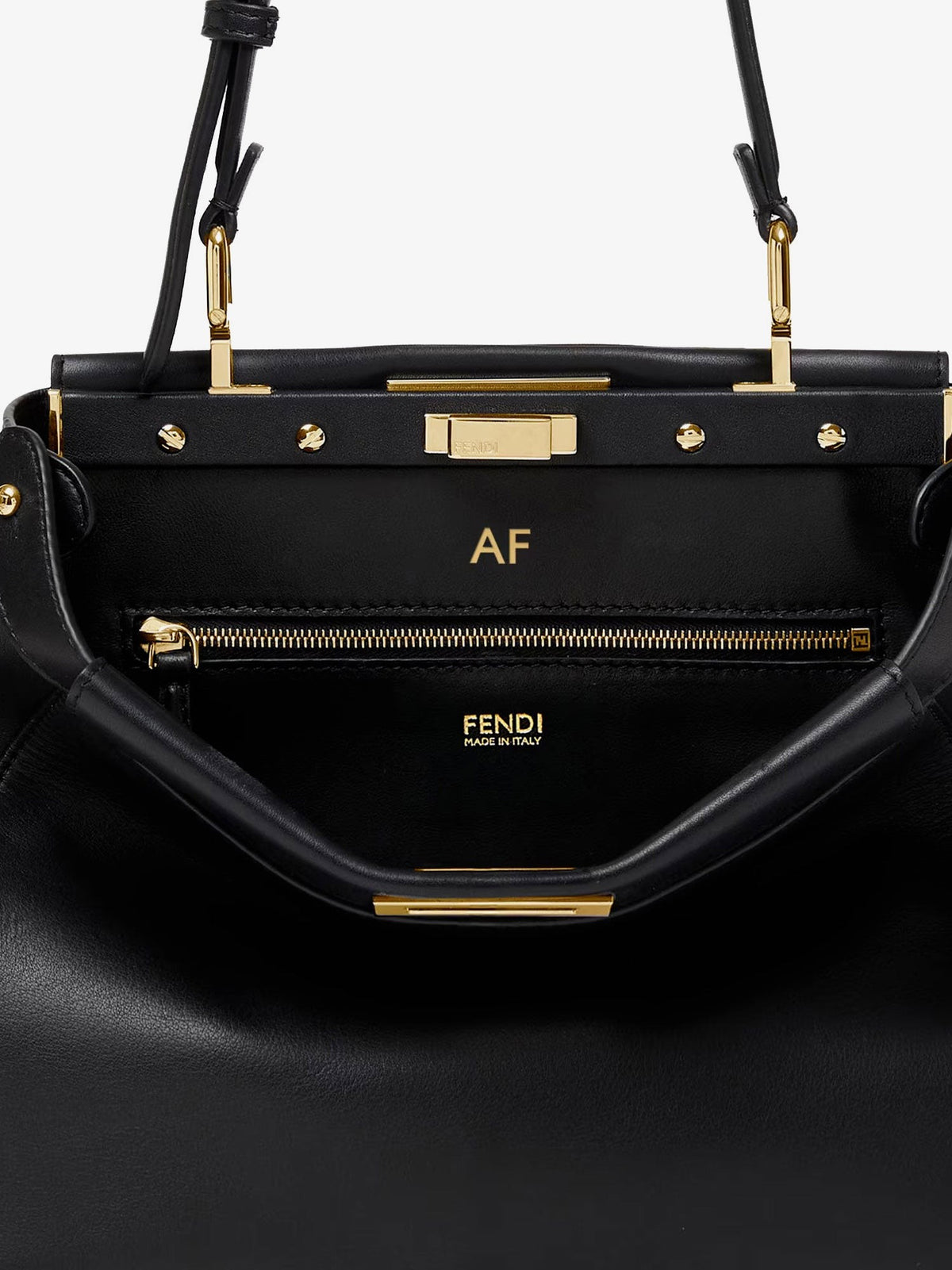 My Peekaboo Small leather shoulder bag