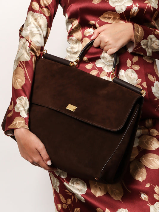 My Sicily suede handbag