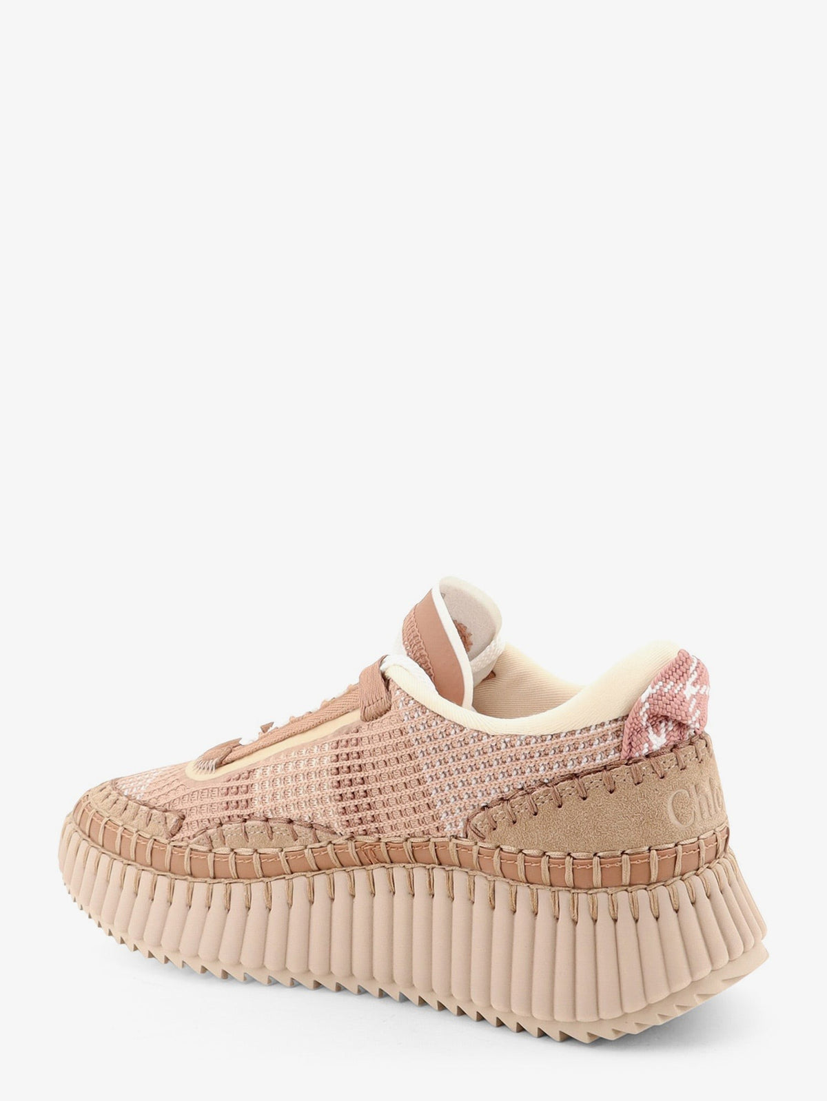Nama low-top sneakers in mesh with suede inserts