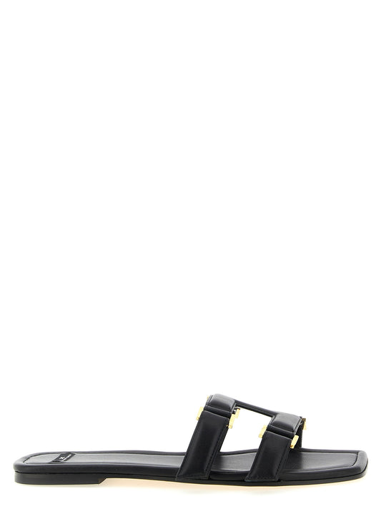 Nappa leather sandals
