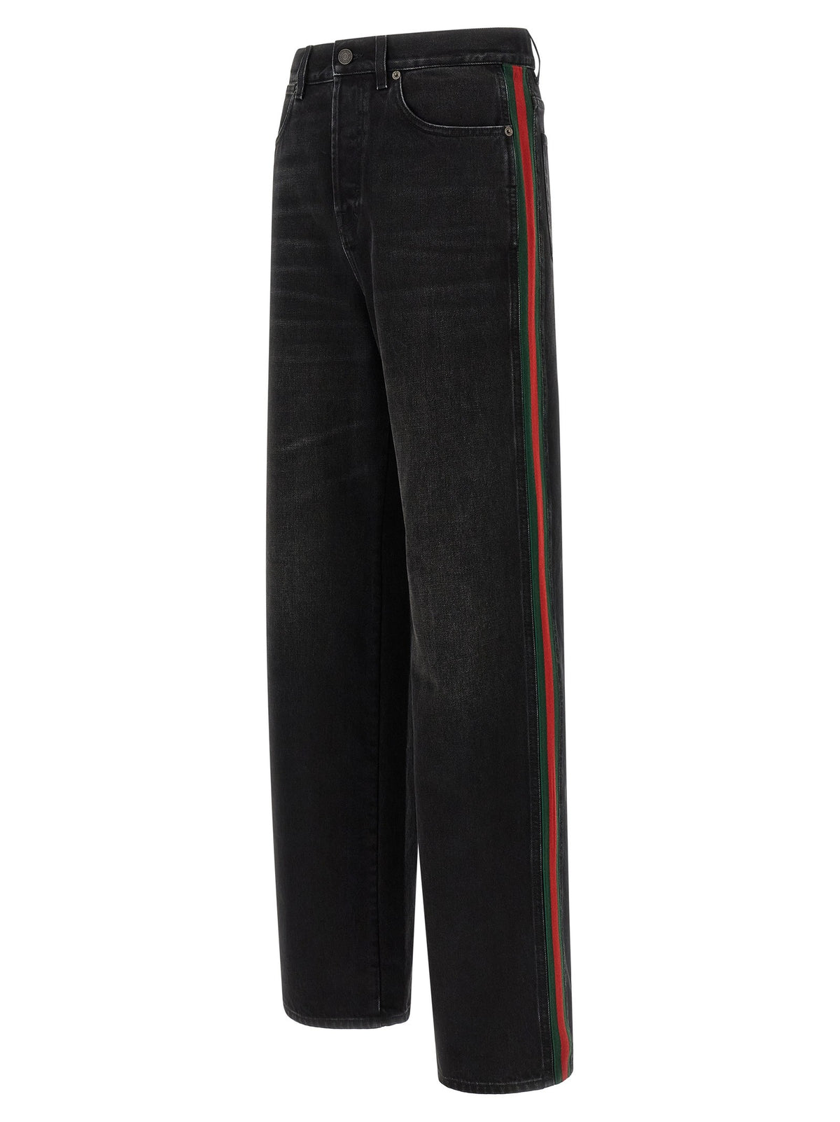'Nastro Web' baggy jeans