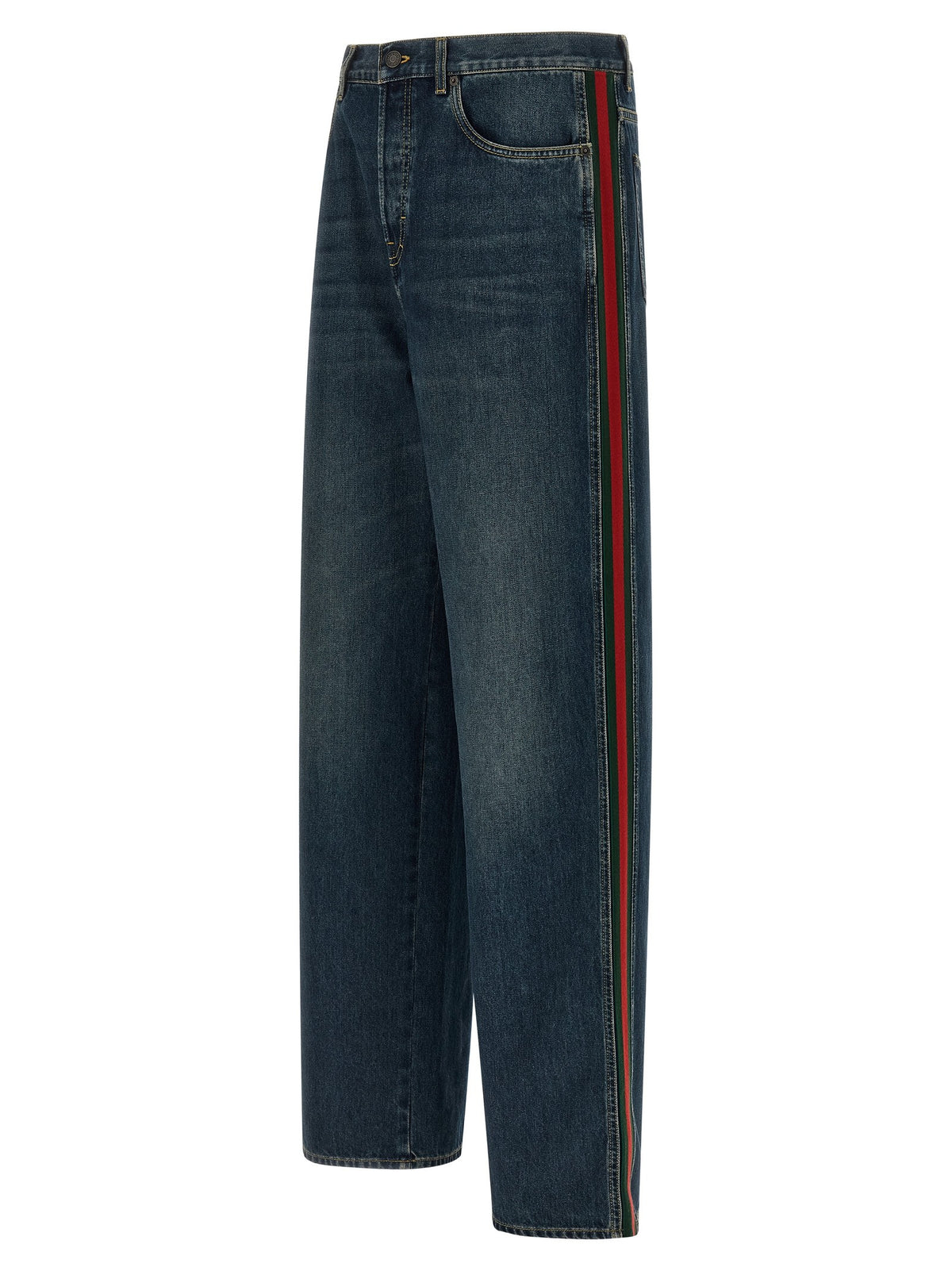 'Nastro Web' baggy jeans