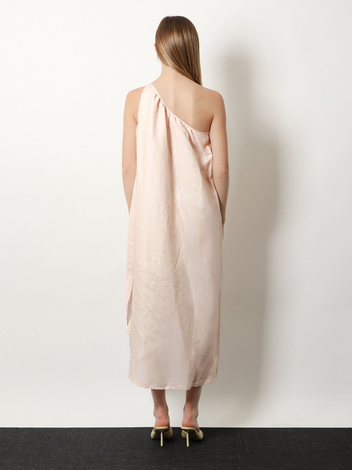 Natural linen dress
