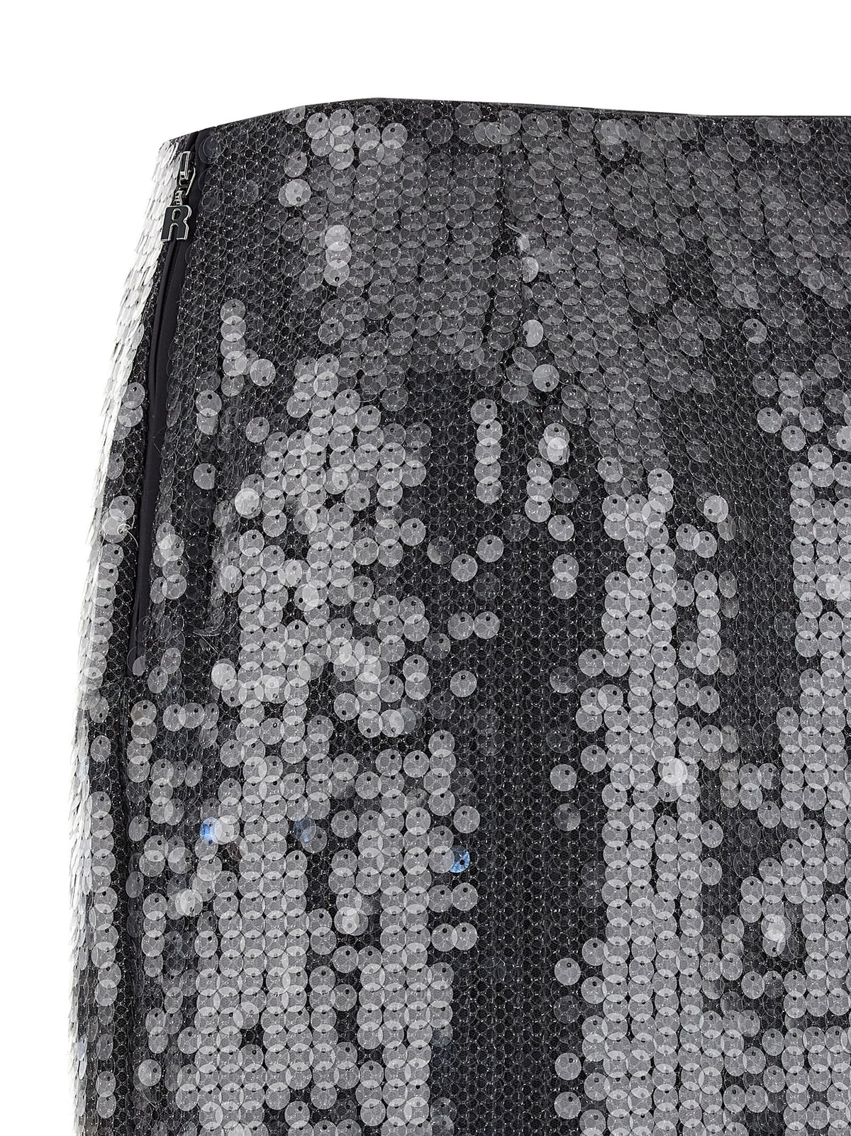 'Net Sequin Midi' skirt