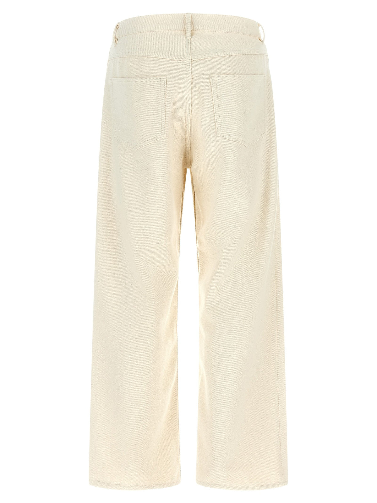 Noil silk pants