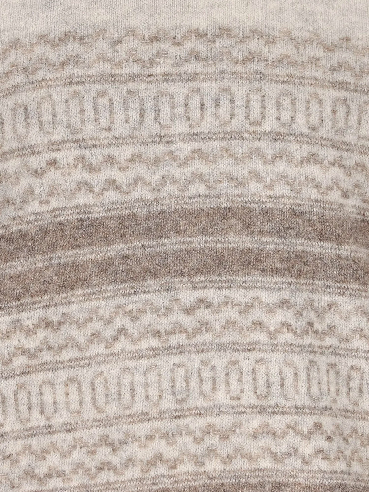 Nordic Jacquard alpaca, cashmere and wool blend sweater
