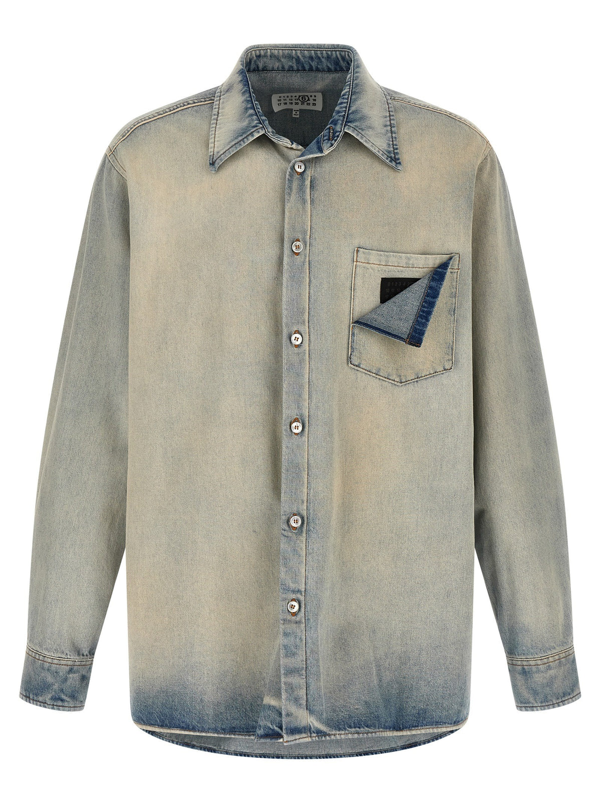 'Numeric Signature MM6' denim shirt