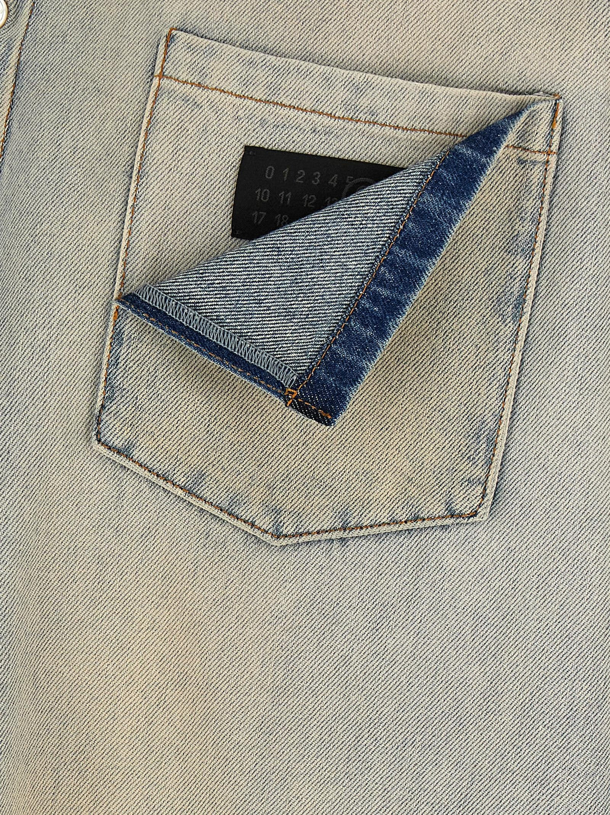 'Numeric Signature MM6' denim shirt