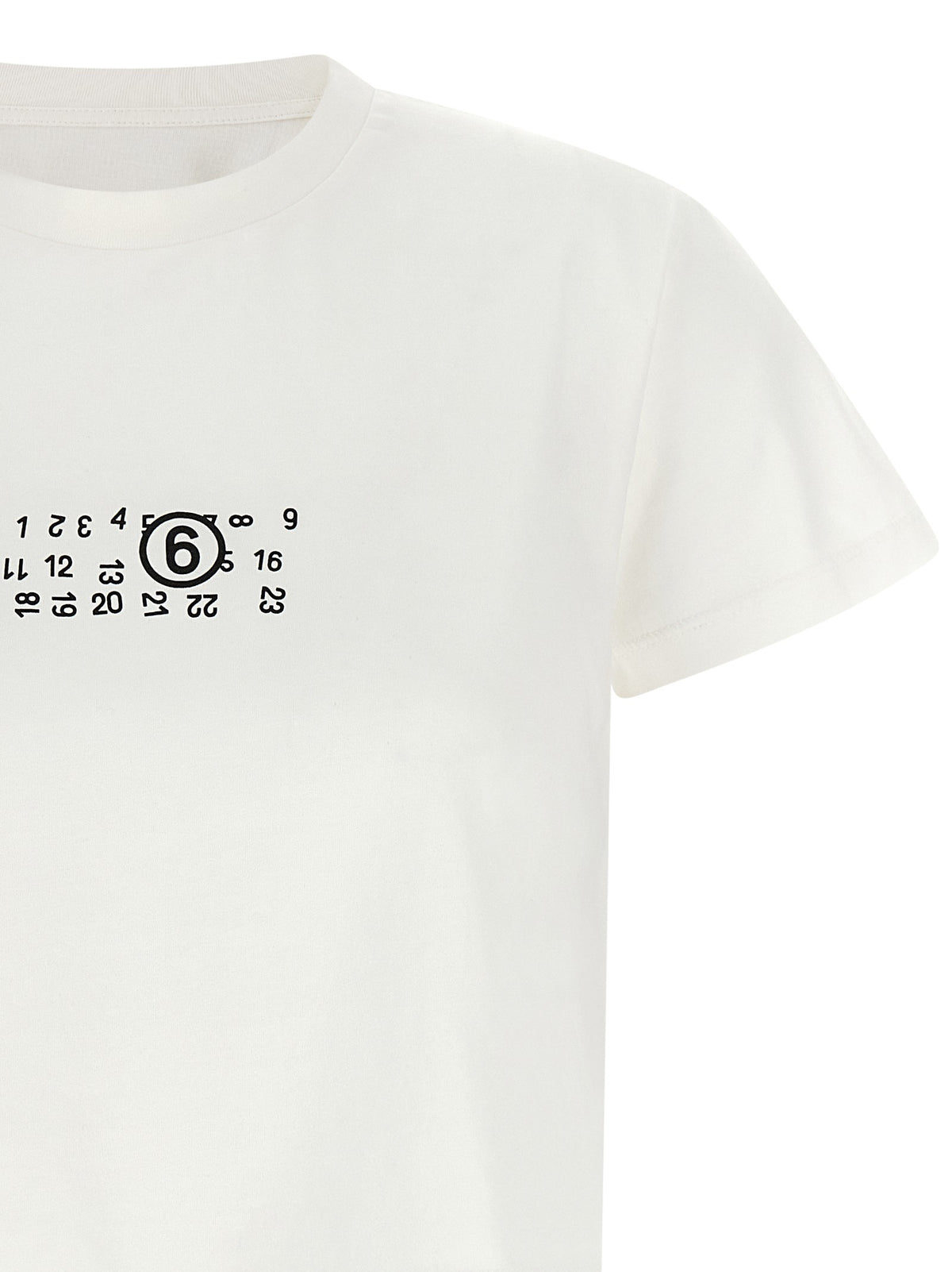'Numeric Signature MM6' upside down T-shirt
