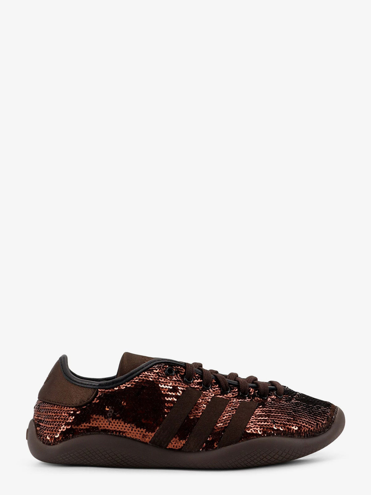 Nylon sneakers with all-over sequins