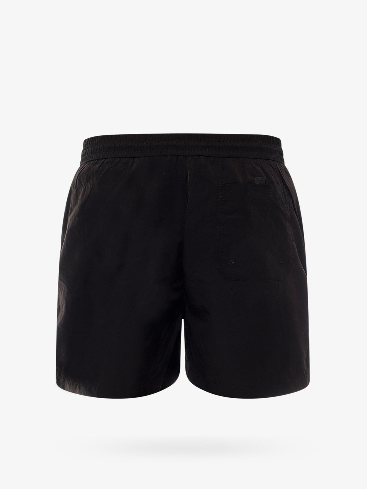 Nylon swim trunk with embroidered logo