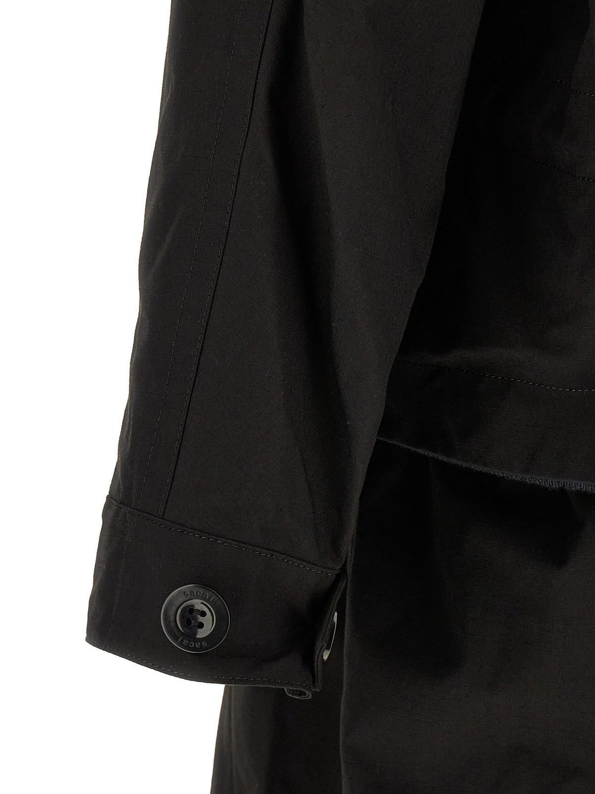 'Nylon Twill x Rip Stop' coat