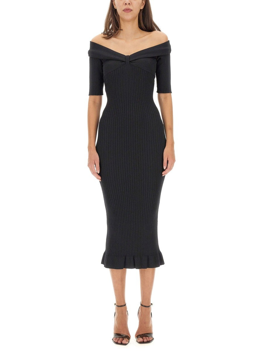 OFF-THE-SHOULDER DRESS