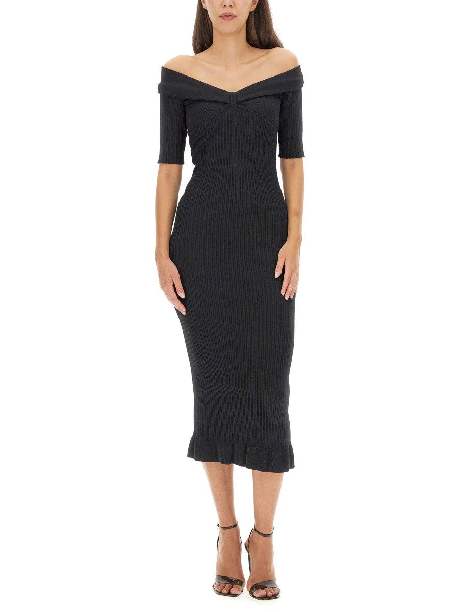 OFF-THE-SHOULDER DRESS