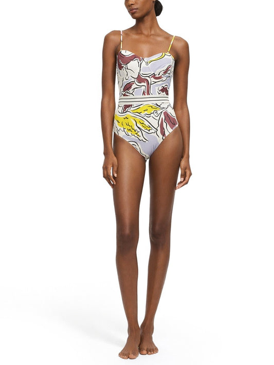 ONE PIECE SWIMSUIT WITH PRINT